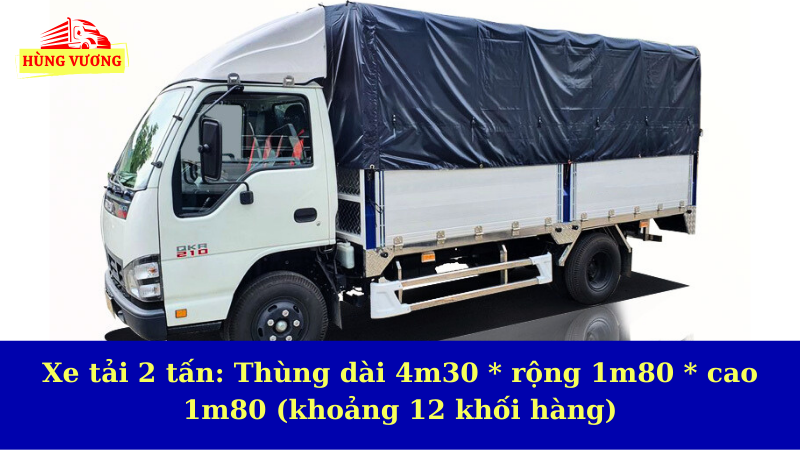 Xe tải chuyển nhà 2 tấn thùng dài 6M