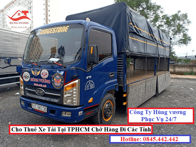 Chở hàng lỏng tính tiền - Vận tải Hùng Vương