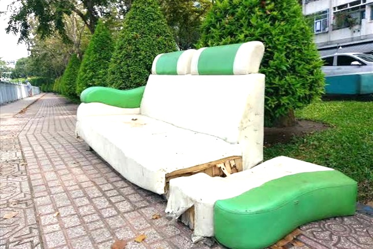 Xe dọn rác cồng kềnh tại Đà Nẵng