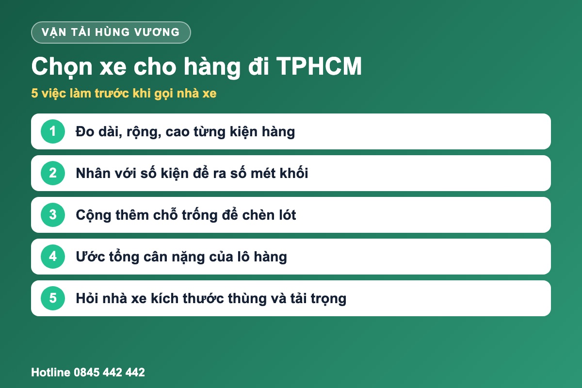5 việc cần làm để chọn xe tải chở hàng Đà Nẵng đi TPHCM